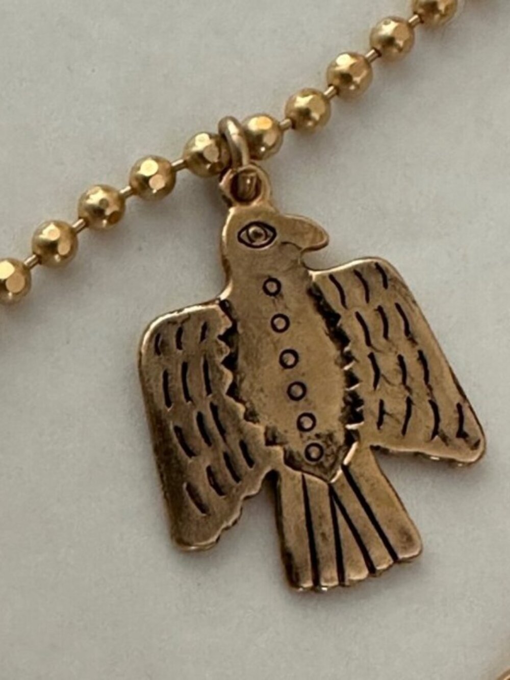 Free People Multi Strand Layered Pendant Necklace - Picture 4 of 9